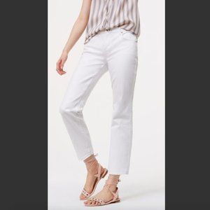*NWT* LOFT Modern Kick Crop Denim Pants, 29/8